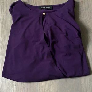 Purple Ivanka Trump long sleeve shirt